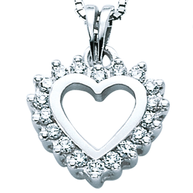 Diamanthjerte 0,25 ct. - Image 2